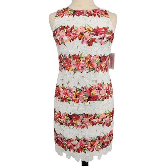 Julia Jordan Tropical Floral Lace Sheath Dress NWT - Picture 1 of 7